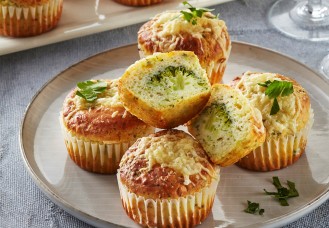 Muffin ai broccoli senza glutine
