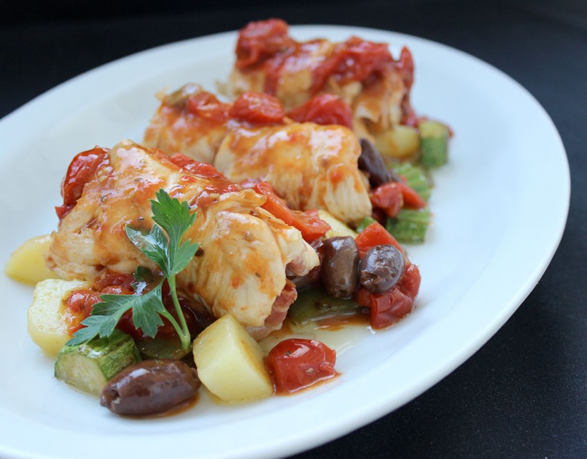 Involtini di pollo al prosciutto