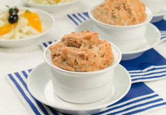 Soffiato di ricciola e fagioli