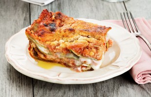 Lasagne in bianco, rosso e verde