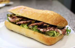 Panino Polpo & Melanzane