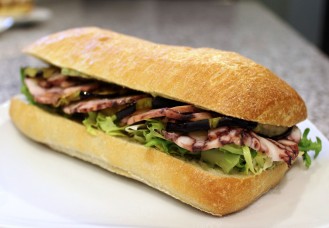 Panino Polpo & Melanzane