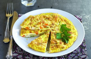 Bollito di gallina in frittata 