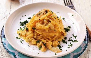 Carbonara di mare fum&eacute;