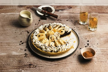 Crostata banane e cioccolato 