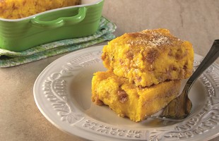 Sformato di patate allo zafferano