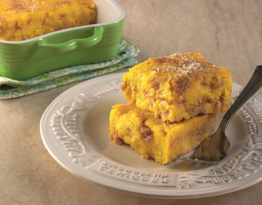 Sformato di patate allo zafferano