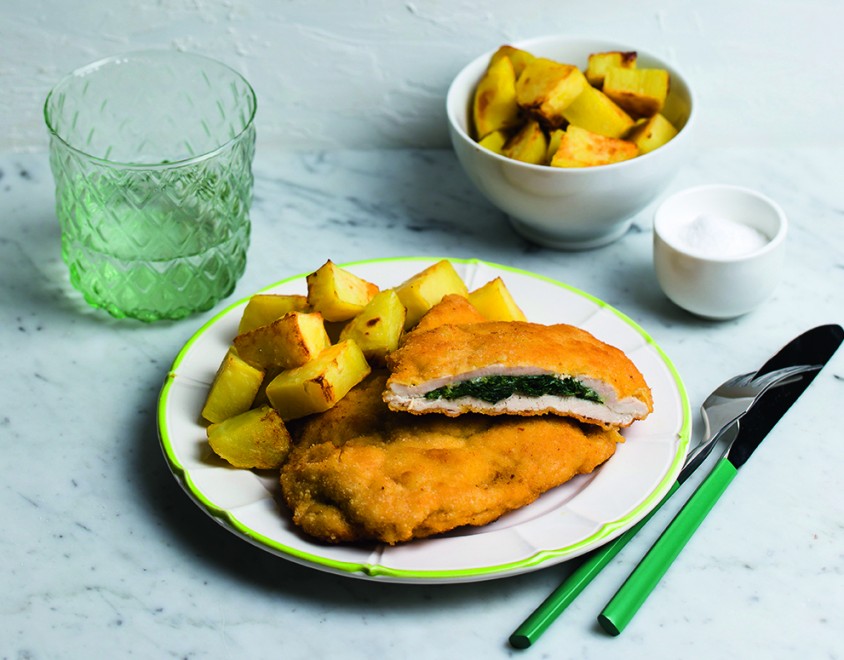 Tasca di tacchino e spinaci