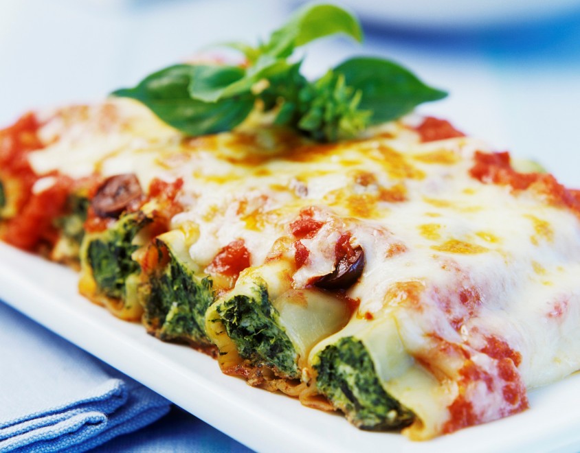 Cannelloni di ricotta e borragine 