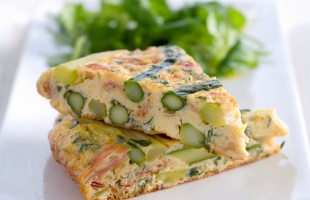 Frittata di asparagi al forno