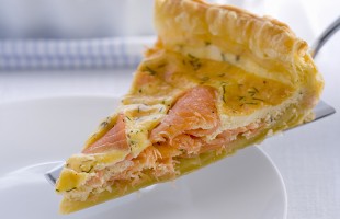 Quiche al salmone