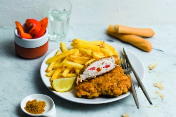 Tasca croccante di pollo e peperoni