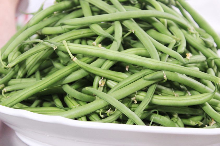 I fagiolini in cucina 