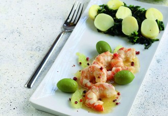 Gamberoni al bergamotto