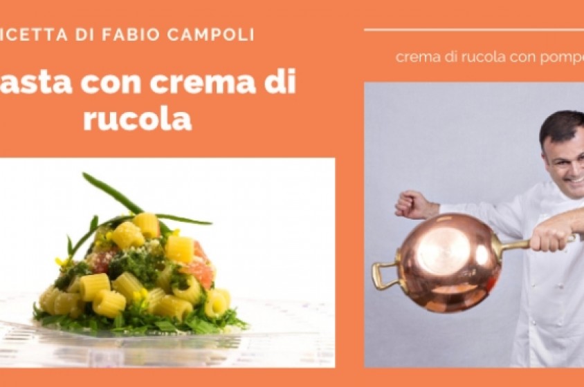 Spaghetti alla rucola e pompelmo rosa