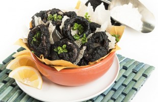 Calamari fritti in nero 