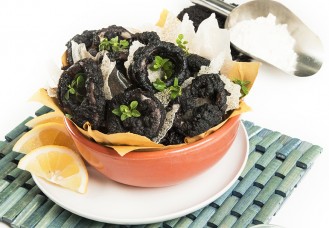 Calamari fritti in nero 