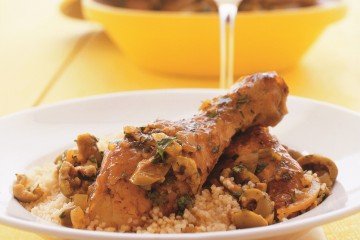 Tajine di pollo al limone e olive