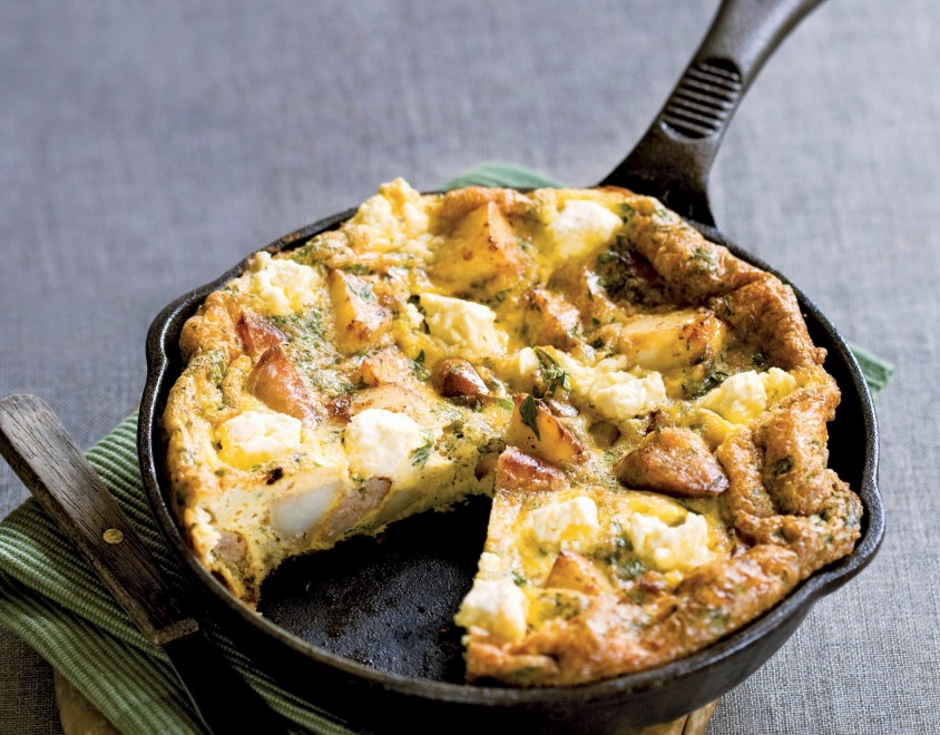 Frittata di patate e salsiccia
