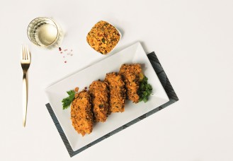 Ombrina in crosta aromatica