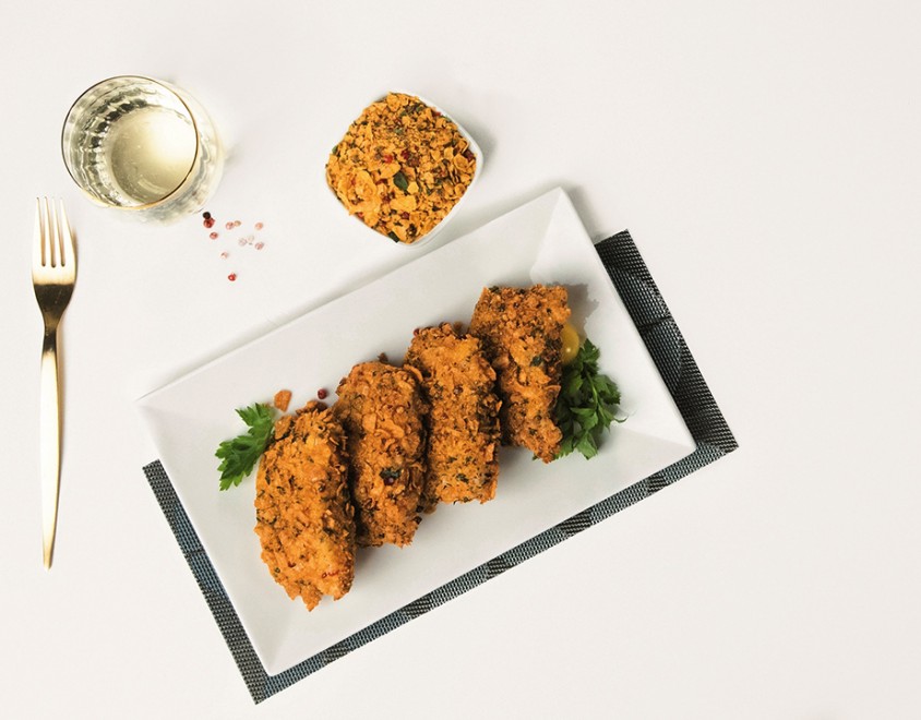 Ombrina in crosta aromatica