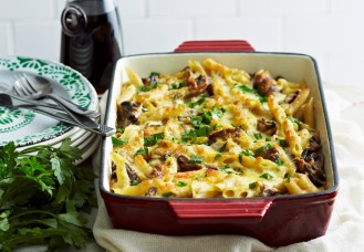 Sformato di penne ai funghi