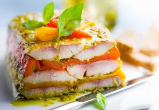 Terrina di triglie e peperoni