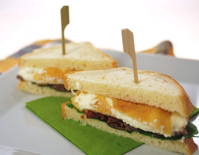 Panino allo stracchino fritto