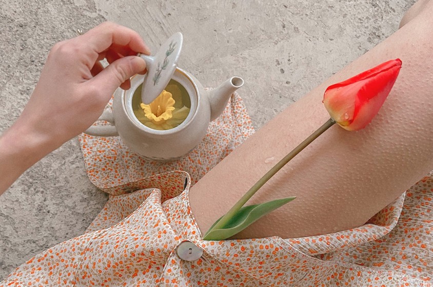 Il t&egrave; del primo raccolto