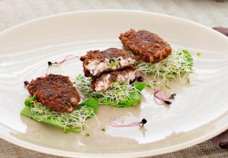 Alici filanti al cacao e peperoncino