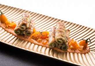 Involtini di pesce spada piccanti al latte di cocco 