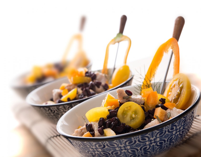 Riso venere di giallo vestito 