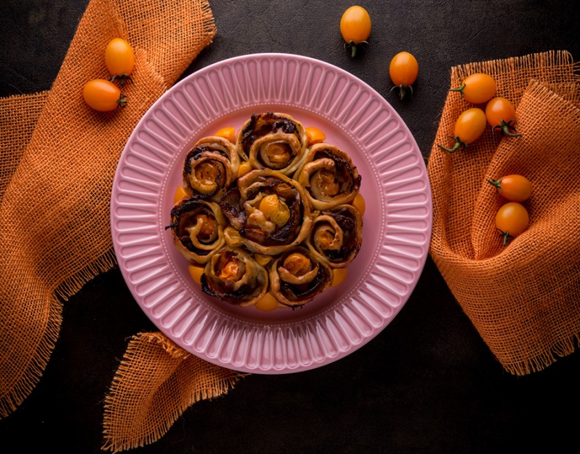Torta di rose salata