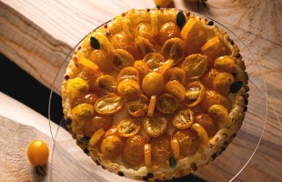 Cheesecake ai datterini gialli