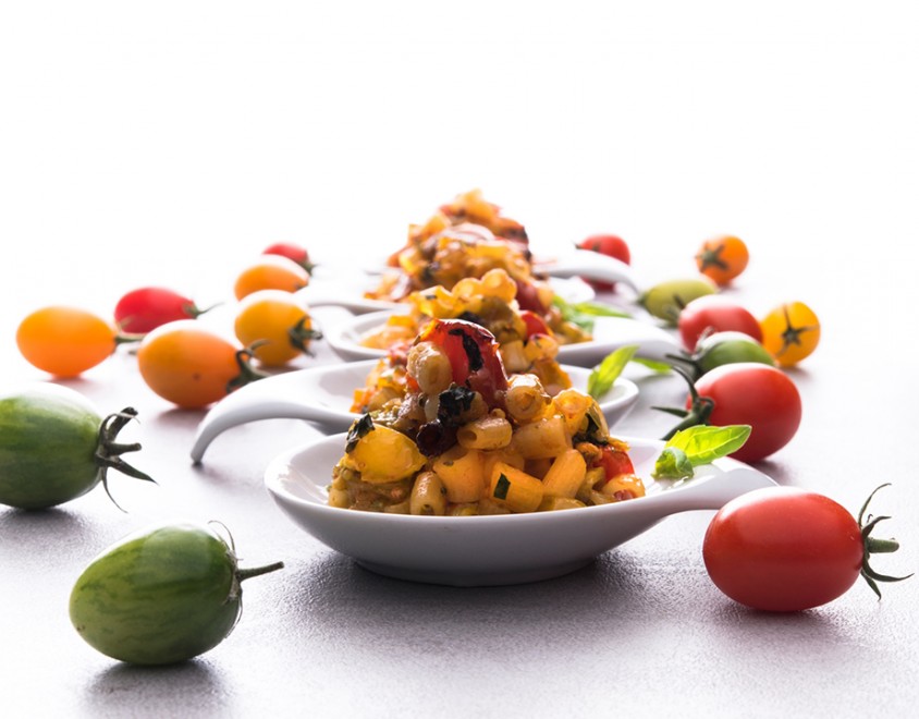 Pasta arraganata ai 5 datterini