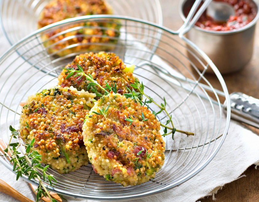 Frittelle di broccoli e speck