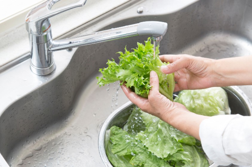 Il lavaggio delle insalate