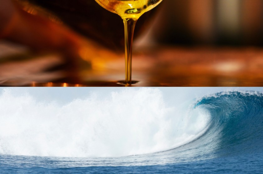 Gettare olio sulle onde