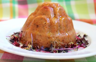 Sformato di patate e barbabietola