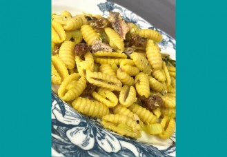 Gnocchetti con sardine, zafferano e finocchi 