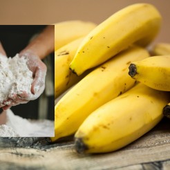 La farina di bucce di banane