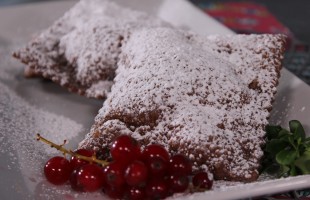 Ravioli fritti ricotta e marroni