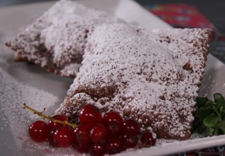 Ravioli fritti ricotta e marroni