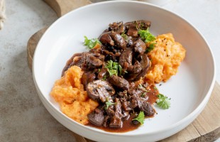 Spezzatino di carne ai funghi