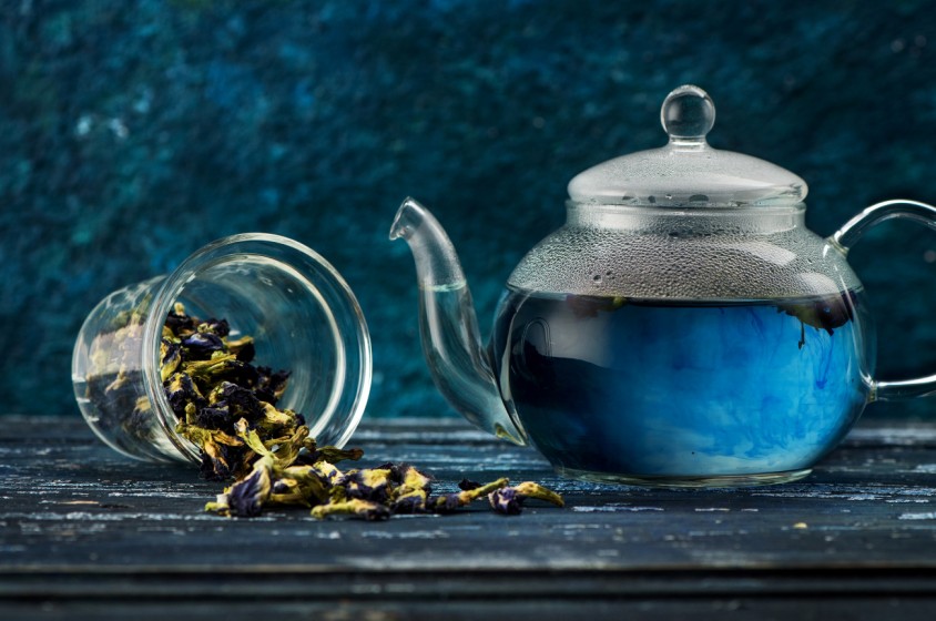 Quando la tisana si fa blu