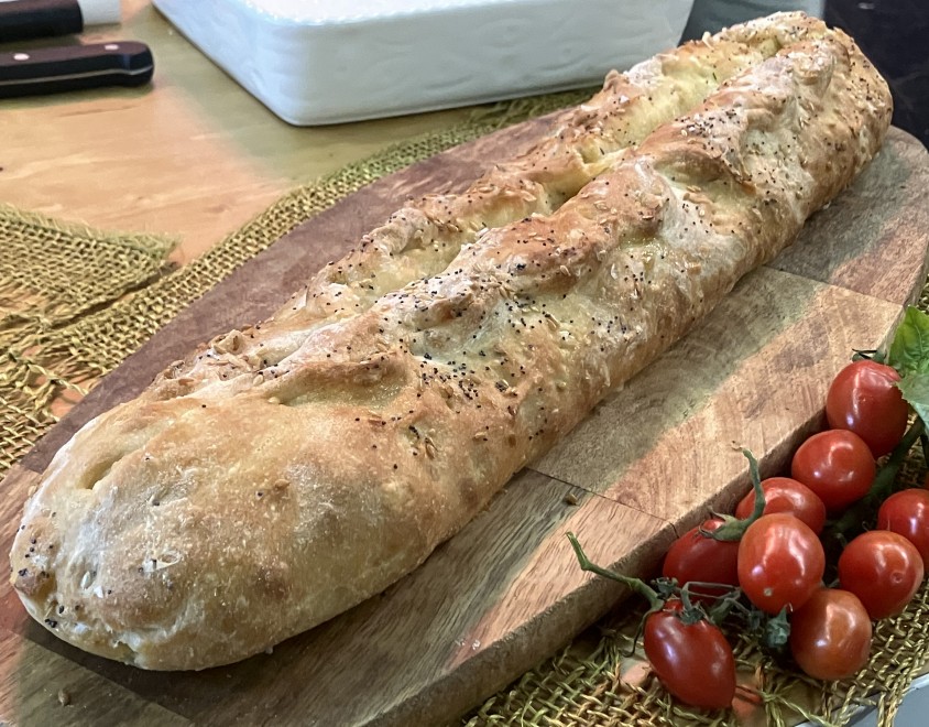 Gemelli diversi alle cipolle dolci e baccal&agrave;