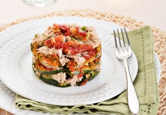 Millefoglie di tonno e zucchine