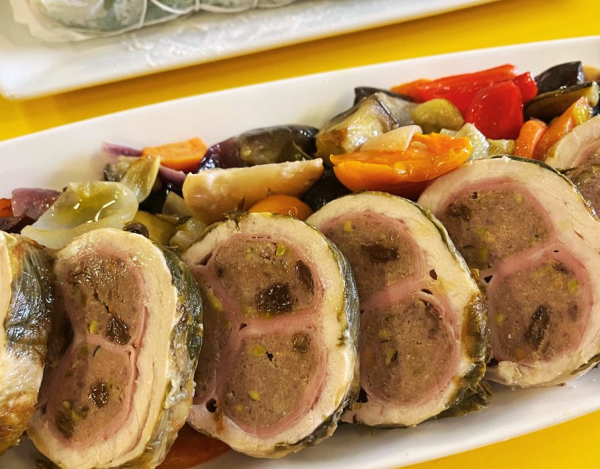 Rotolo di tacchino in camicia