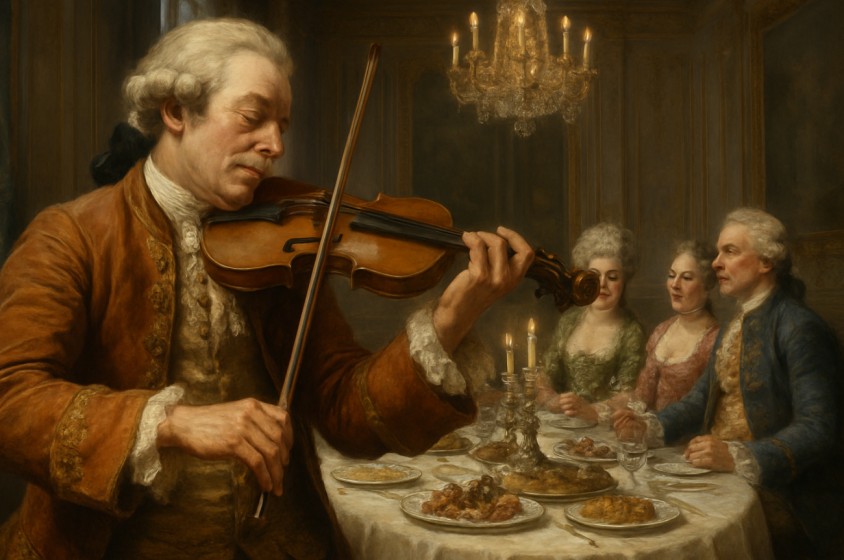 La musica da tavola nel '700