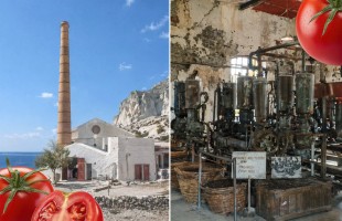 Il museo del pomodoro a Santorini
